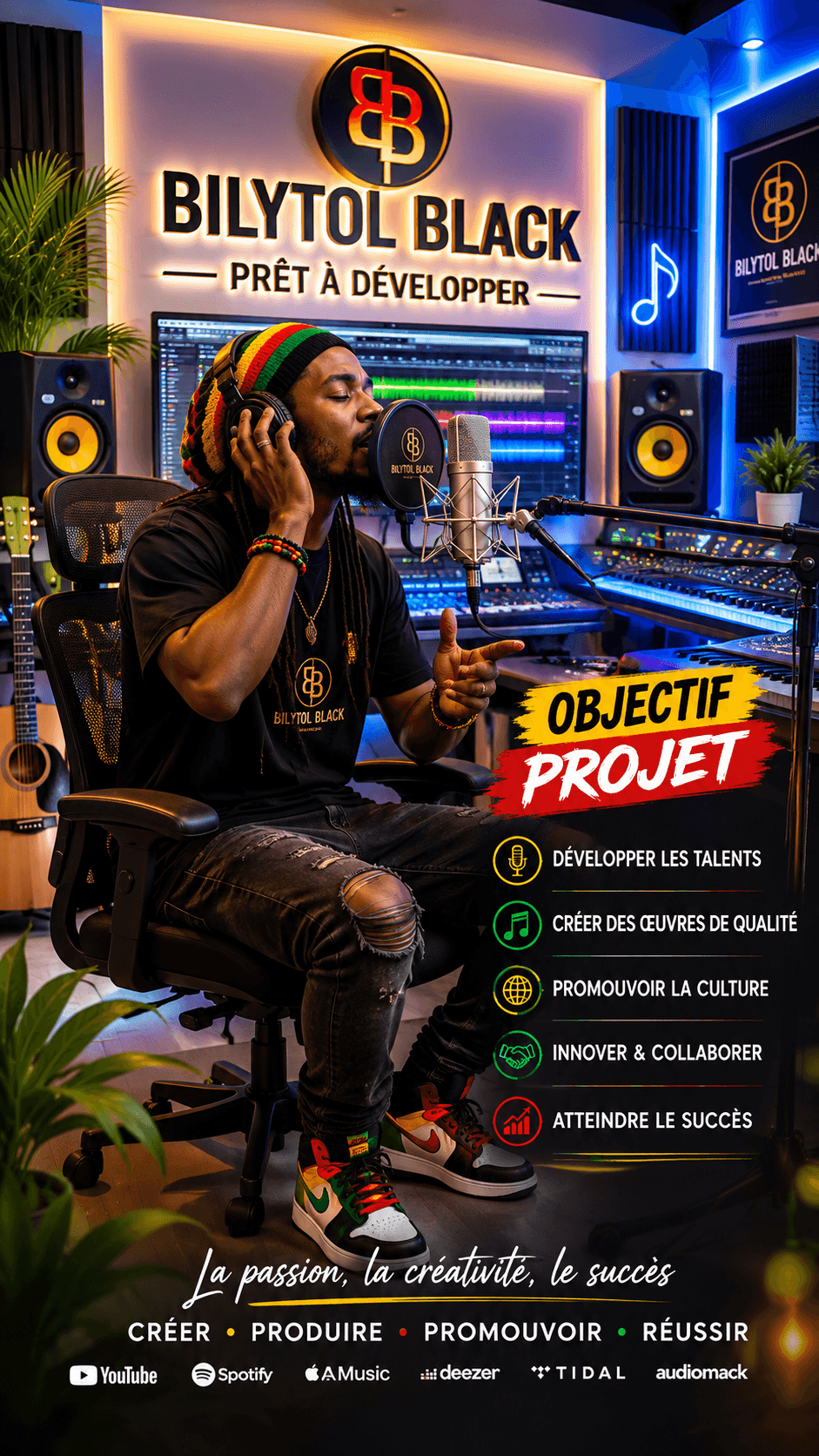 🎵 Aidez-nous à créer un studio de musique professionnel